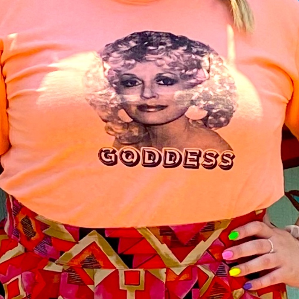 Vintage Goddess Dolly Parton Tshirt